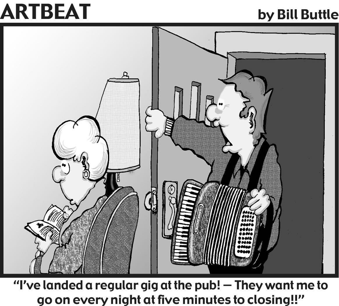 Accordion jokes and cartoons